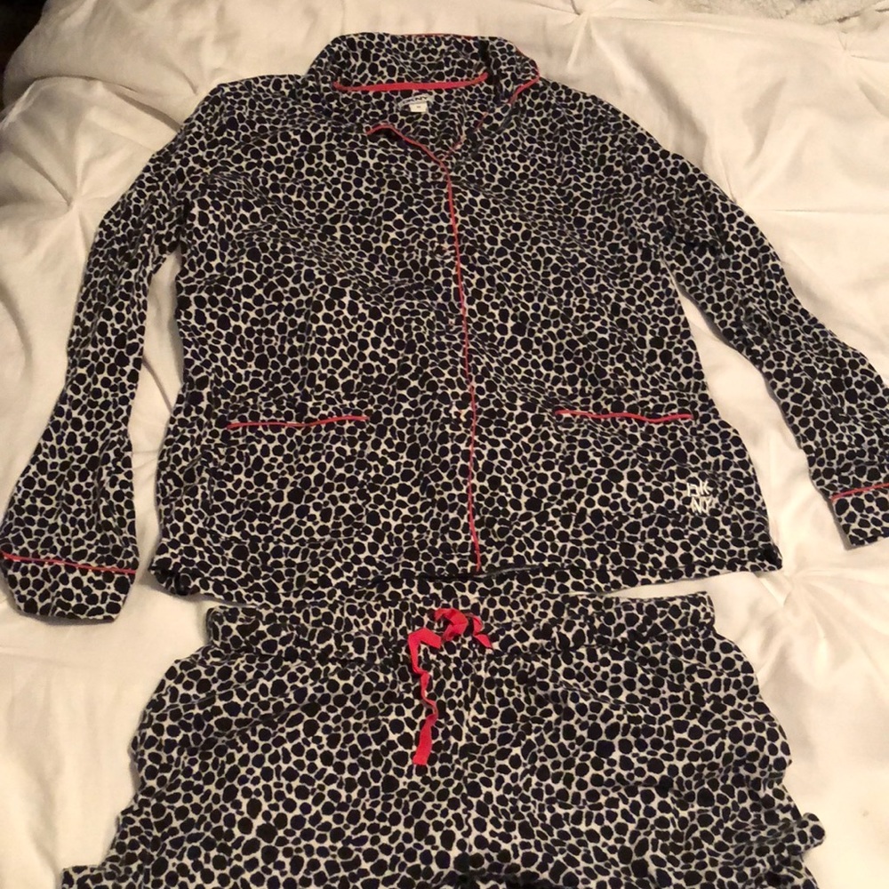 Black and white pajamas